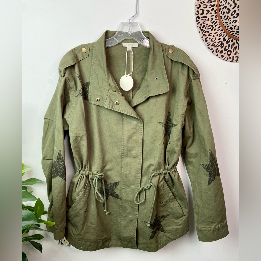 Military Jacket with stars- Brand ODDY
